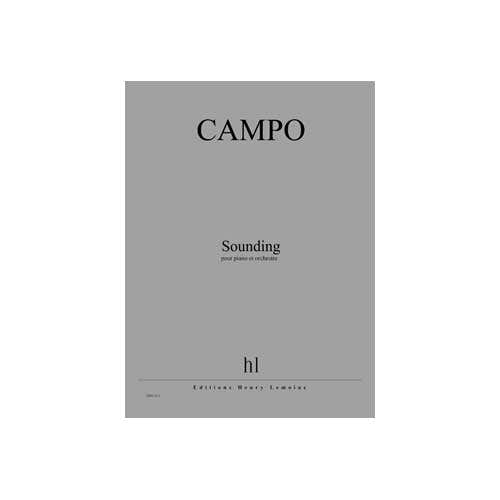 CAMPO REGIS - SOUNDING - PIANO ET ORCHESTRE