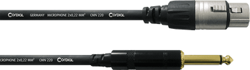 Câble Audio XLR Femelle/jack Mono 5 M