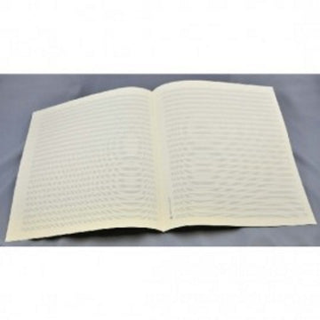 5 Feuilles Doubles 24 Portees (27CM X 34CM)