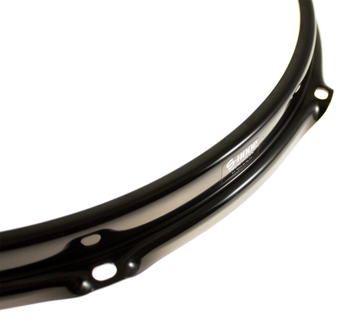 SH138-BLK HOOP 13" 8 HOLES - BLACK