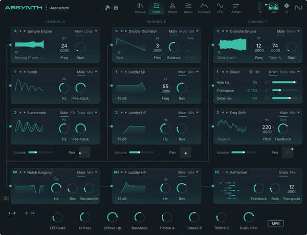 Absynth 6 Aggiornamento