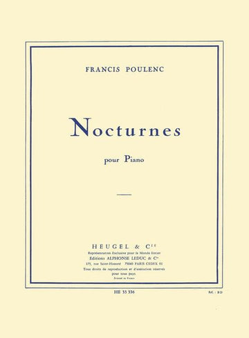 POULENC F. - NOCTURNES - KLAVIER