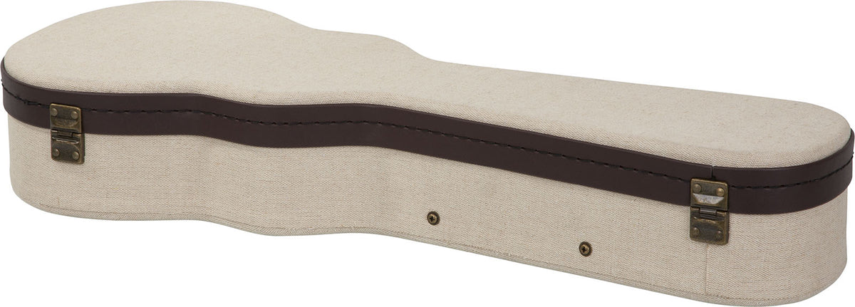 Konzert-Ukulelenkoffer Beige aus Holz Deluxe - GW