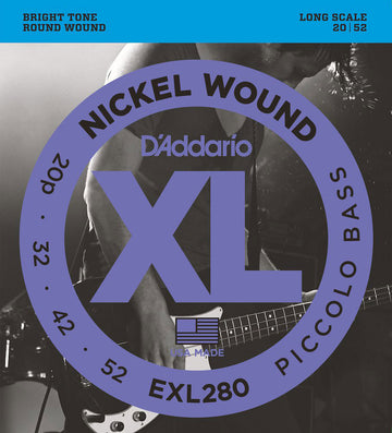 EXL280 Nickel Wound Long Scale Piccolo Bass 20-52