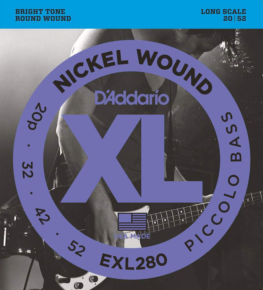 EXL280 Nickel Wound Long Scale Piccolo Bass 20-52