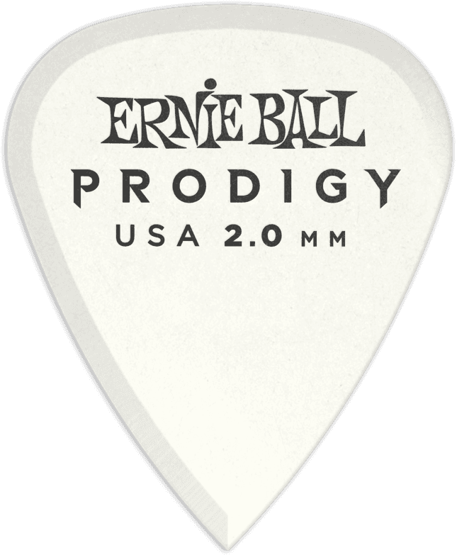Médiators Prodigy Sachet de 6 Blanc 2mm