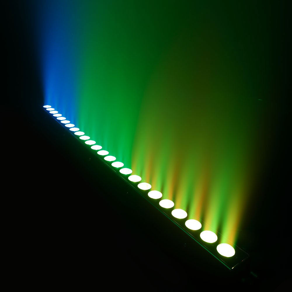 Tribar 400 Ir - Barre Led Tricolores (Rgb) 24 X 3 W Boitier Noir Avec Tlcommande Infrarouge