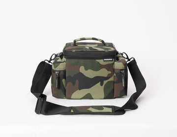 45 RECORD-bag 100 CAMO-green/bordeaux