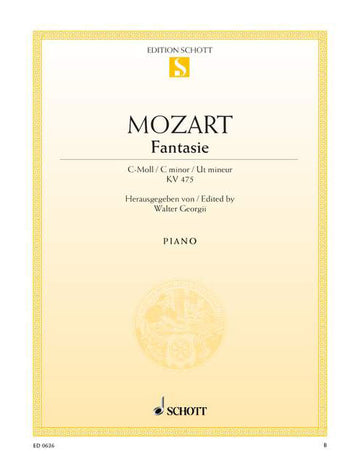 Mozart - Fantasy C Minor K 475 - Piano