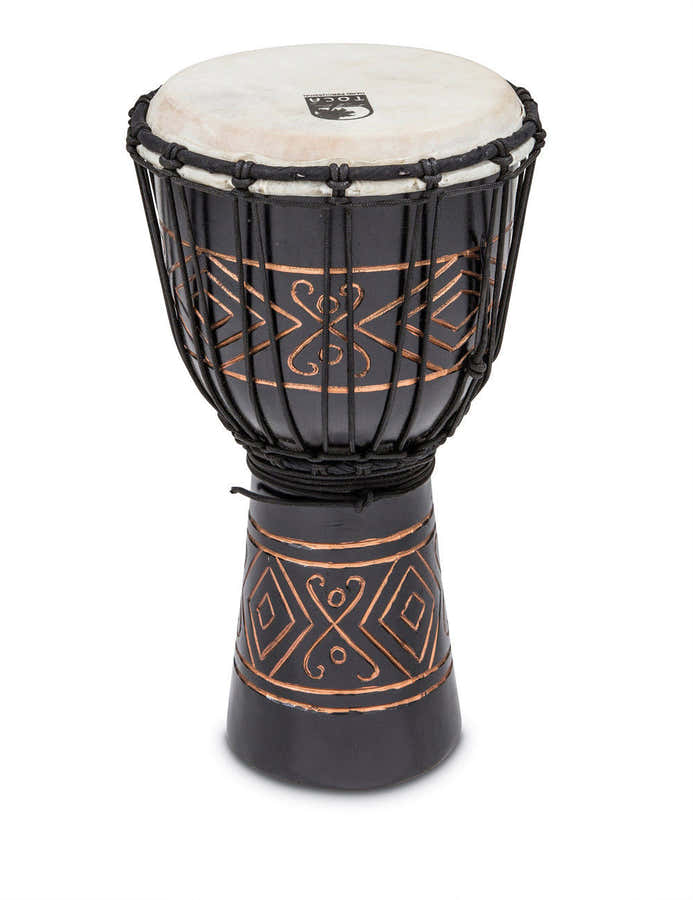 Djembe Street Series Mittel 10" X 20" Schwarzer Onyx