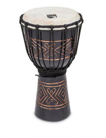 Djembe Street Series Medio 10" X 20" Onice nero