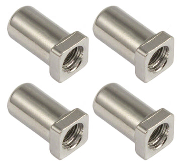 SN-SQ-15B - Camino 15mm Testa Quadrata - Ottone (X4)
