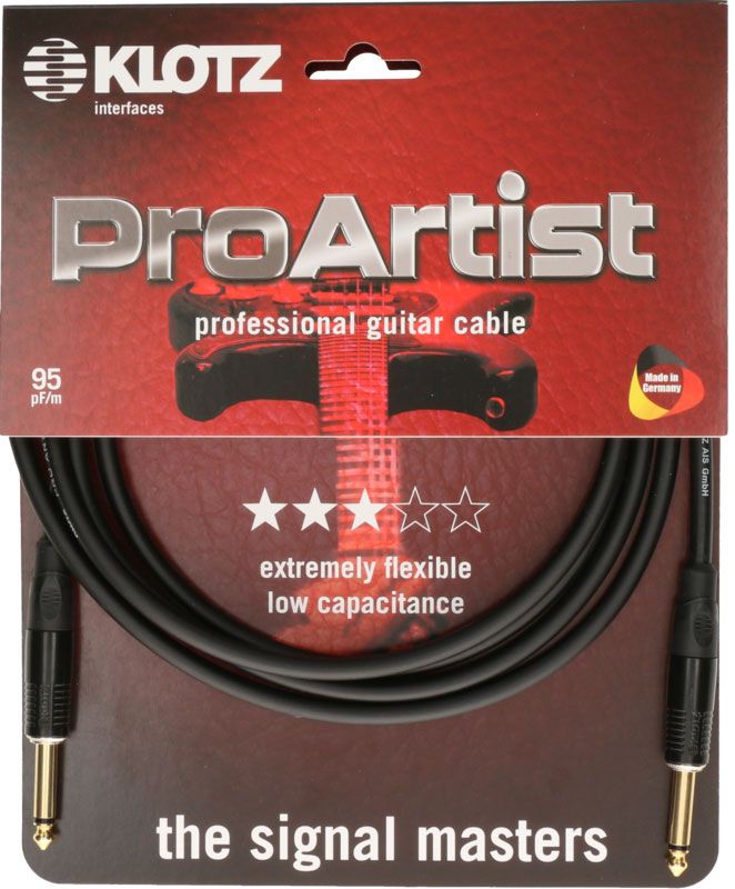 Pro Artist Câble Instr. 3M Jack Mono - Jack Mono
