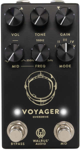 Walrus Audio Voyager MKII Schwarz Overdrive