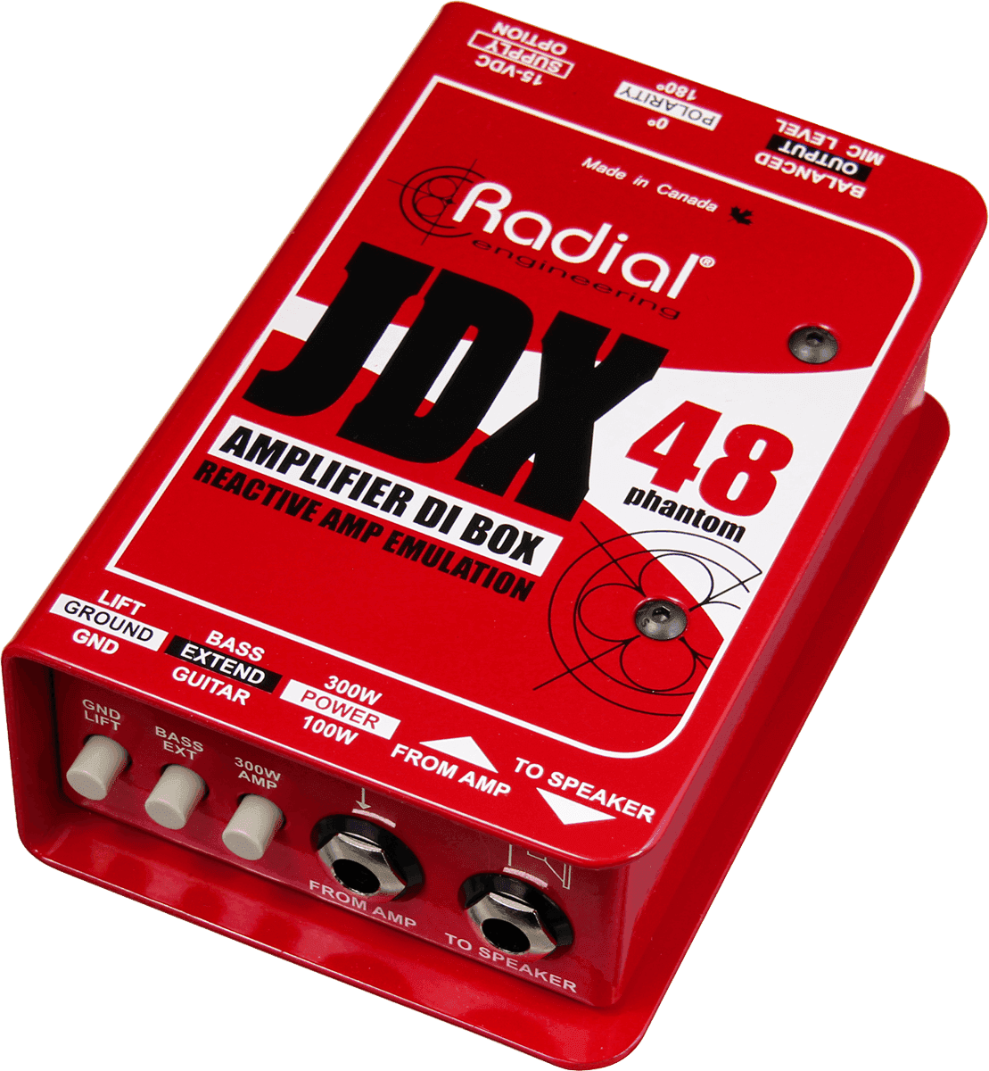 JDX REACTOR GUITAR AMP DI BOX