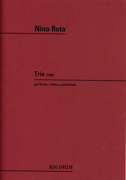 Rota N. - Trio - Flute Violon Et Piano