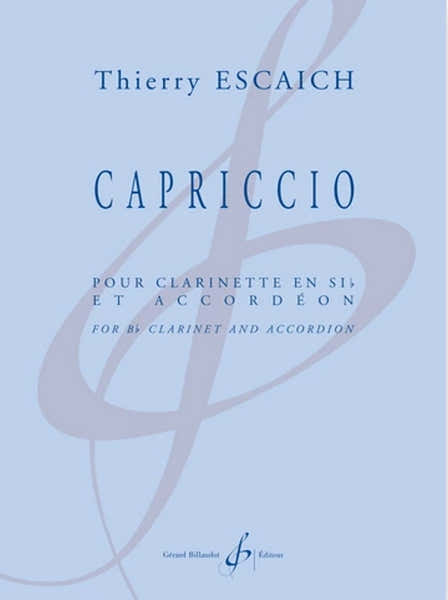 Escaich Thierry - Capriccio - Clarinette Sib & Accordeon