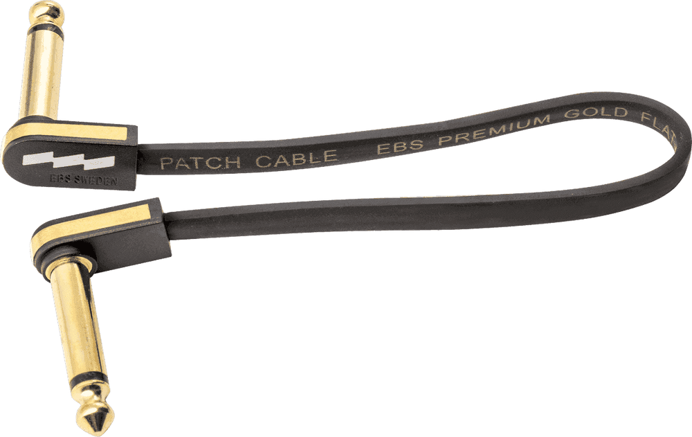 EBS Cavo Patch per Chitarra 18 CM Compatto Oro