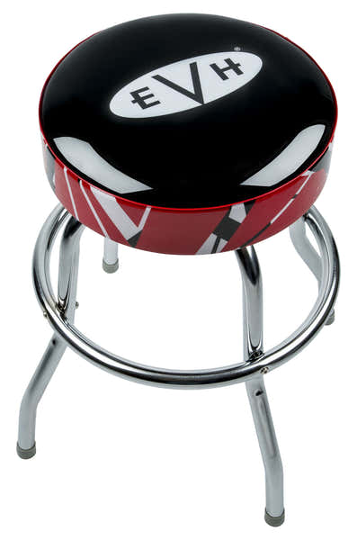 EVH Logo-Barhocker mit gestreiftem Besatz, 25"