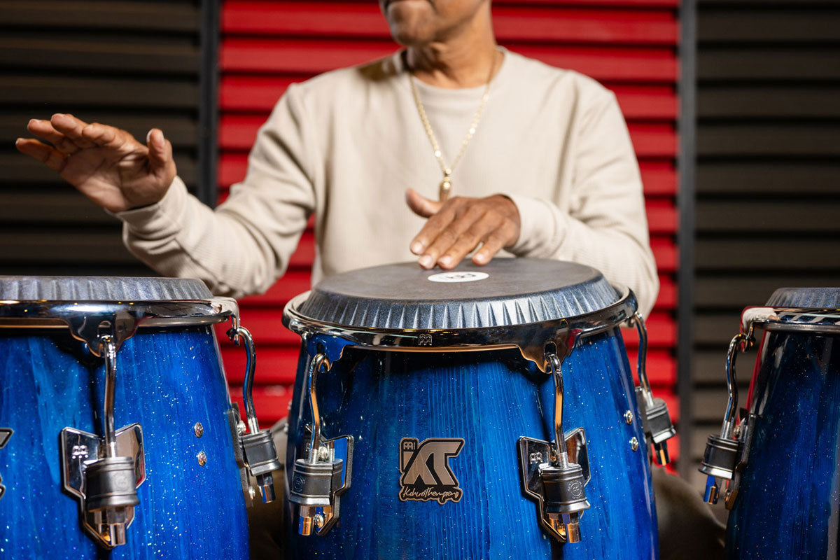 WKT1134BW - Artist Series William Kachiro Conga 11 3/4" - Blue Wave