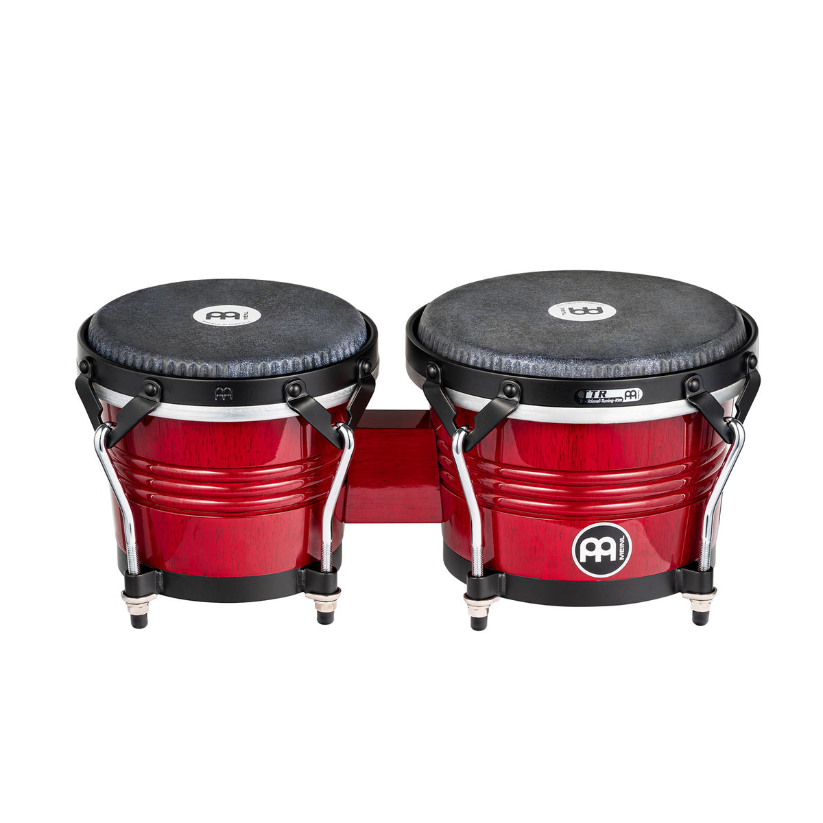 WBTR300WR - Marathon Traditional Bongo 6 3/4" Macho & 8" Hembra - Wine Red
