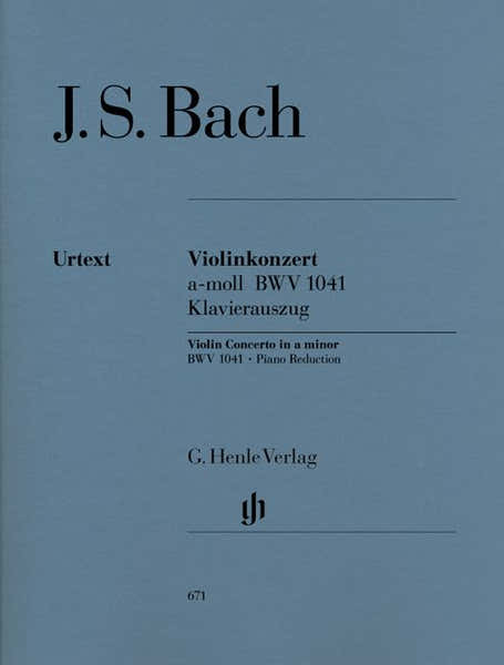Bach J.S. - Concerto For Violin And Orchestra A Minor BWV 1041