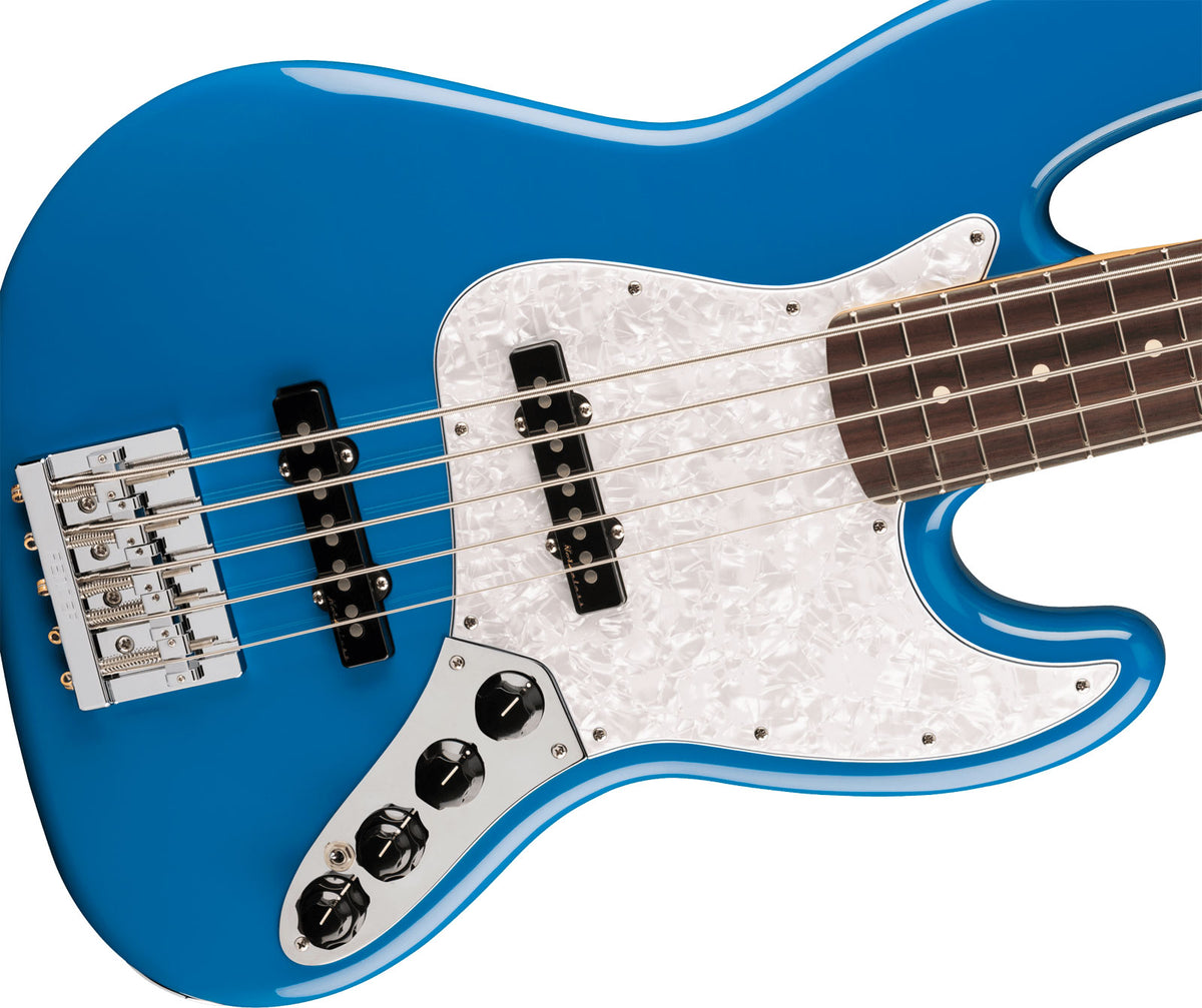 Jazz Bass V Active Player II Modified RW Blu Elettrico