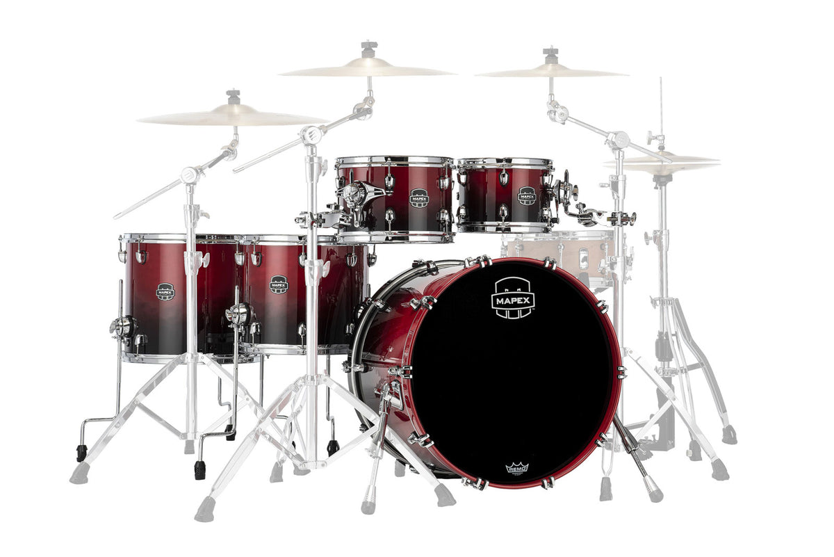 Mapex Saturn V Studio 22 Scarlet Fade