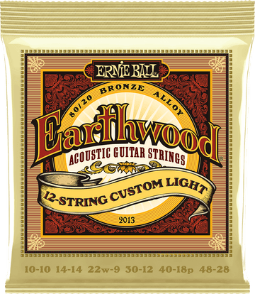 EARTHWOOD 80/20 BRONZE CUSTOM LIGHT/12 STRINGS 10-48