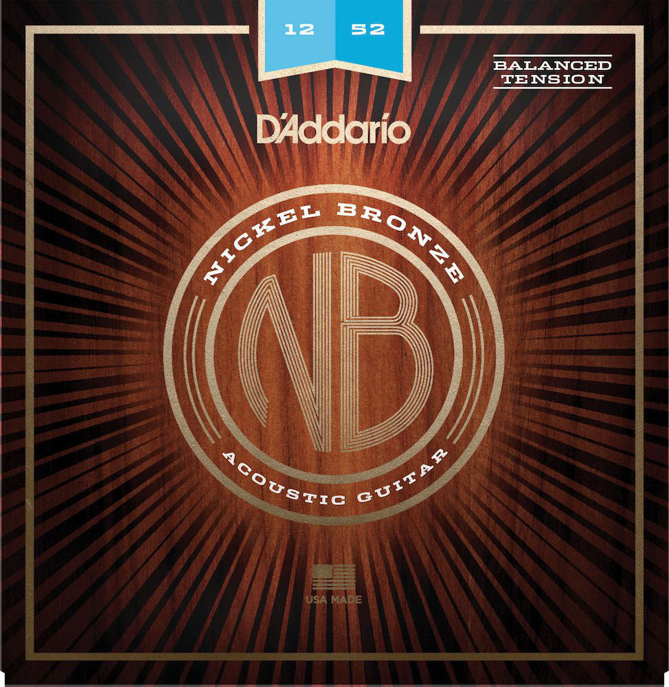 ACOUSTIC GUITAR STRINGS NB1252BT NICKEL BRONZE VOLTAGE BALANCED LIGHT 12-52