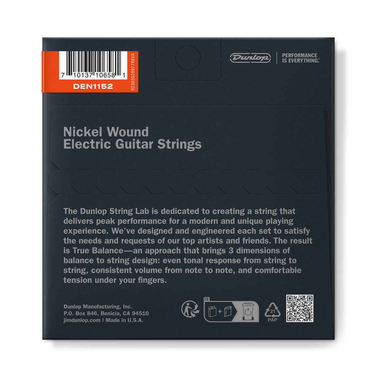 NICKEL PLATED STEEL ELECTRIC STRINGS NICKEL PLATED STEEL 11-52 SET