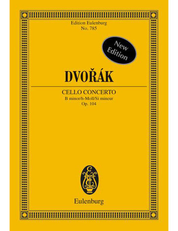Dvorák - Concert Si Mineur Op. 104 B 191 - Violoncelle et Orchestre