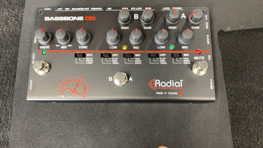 Préampli Preamp 2 Basses 2 Canaux + Od - Stock B