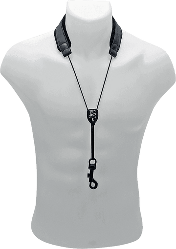 S20SH - COLLARE SASSOFONO ALTO TENORE CUERO (SNAP HOOK)