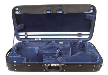 Custodia Doppia Liuteria Maestro Nera/Blu - Violino/Viola