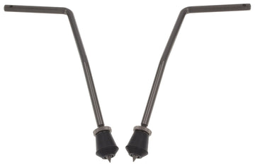BDS7-105-Bk Piedi Cassa Curvi 10.5mm X2 Neri