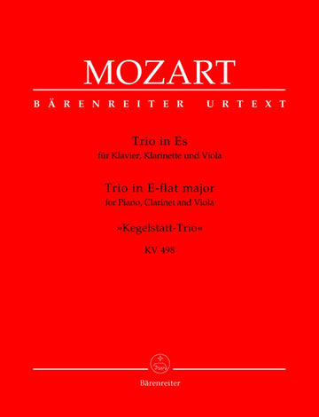 Moz W.A. - Trio Des Quilles En Mib Majeur Kv 498 - Piano Clarinette Alto