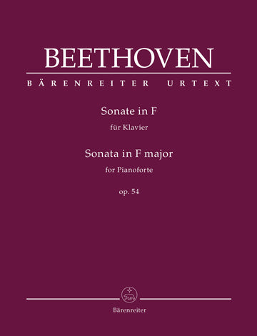 Beethoven L.V. - Sonate in F-Dur Op.54 - Klavier