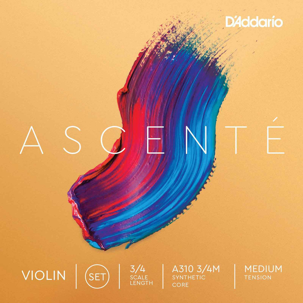 D'ADDARIO Jeu Pour VIOLON3/4 Ascente Medium