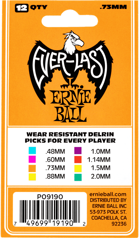 Médiators Everlast 12 Pack Bleu 0,73Mm