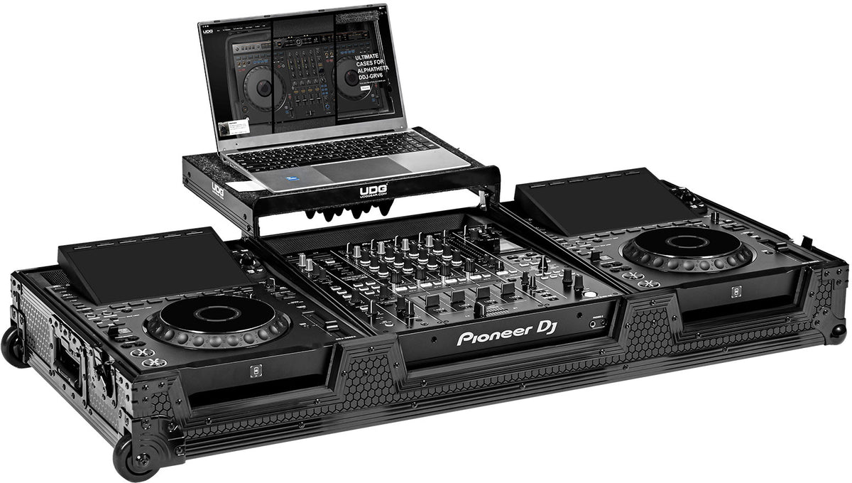 U 91111 BL - Flight Case Pour Pioneer DJ DJM-A9 & AlphaTheta CDJ-3000X