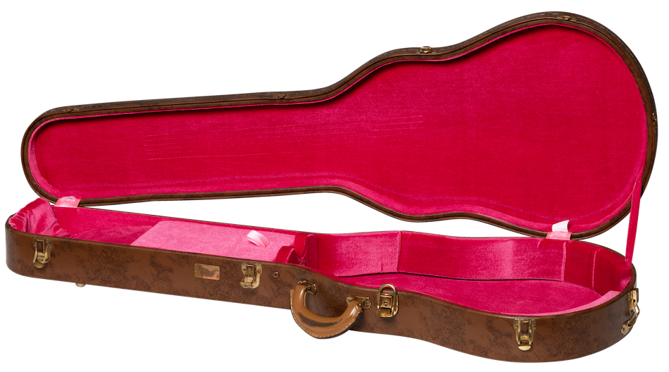 Koffer Les Paul Lifton Historic "5-latch" Braun/Rosa