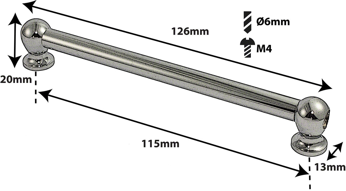 TL1D115 - BLOCCHETTO TUBO - 115MM - DOPPIO (X1)
