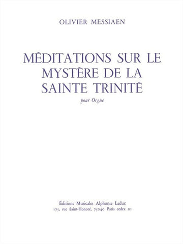 Méditations sur le mystère de la Sainte Trinité