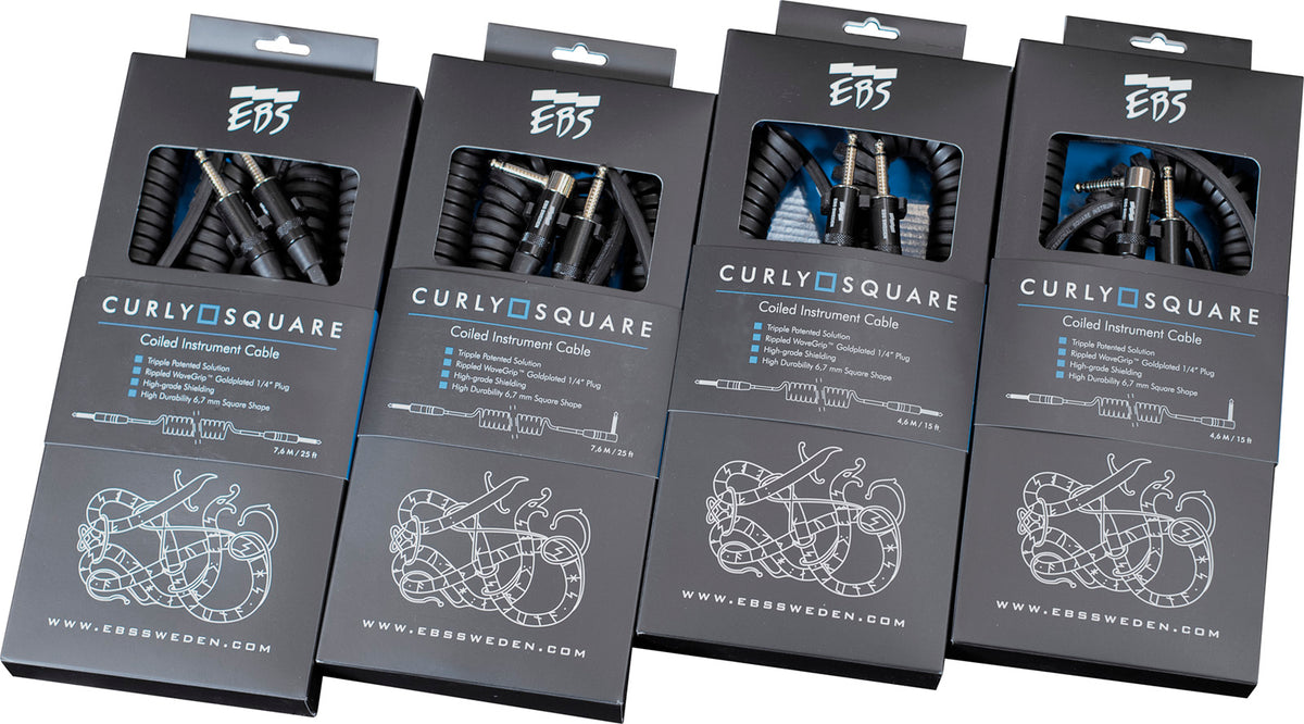 Câble Instrument Curly 7,6M Droit/Droit