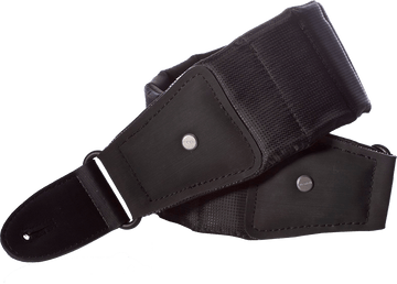 BETTY LONG BLACK GUITAR STRAP