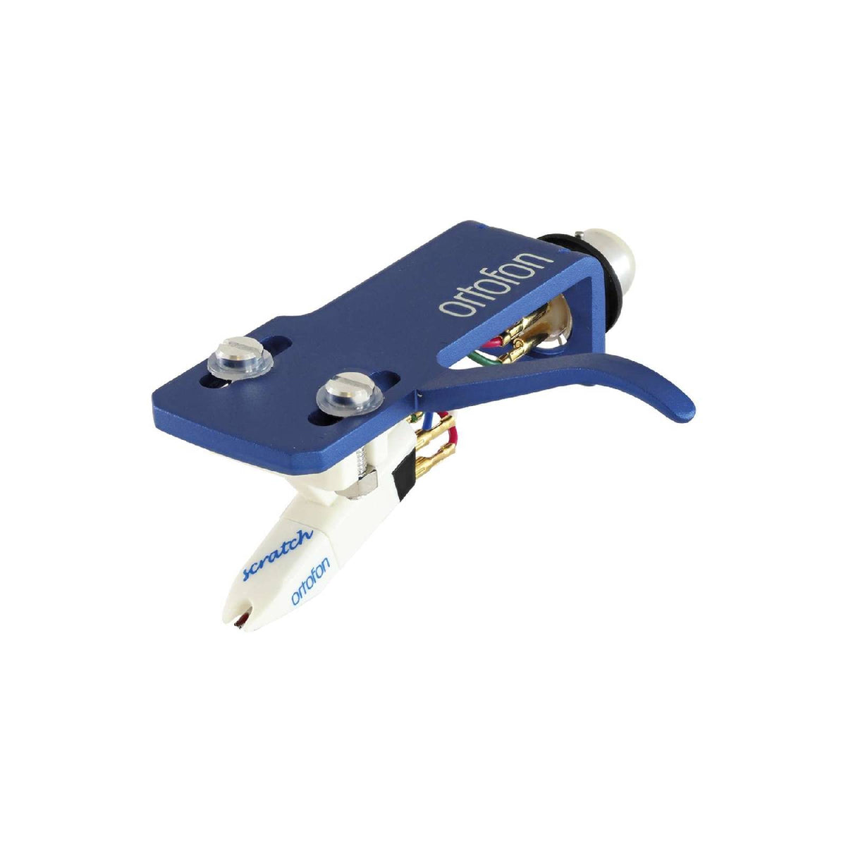 ORTOFON DJ Om Scratch White On SH-4 Blau