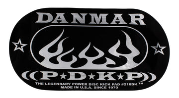 210DKF - Pad Autocollant Grosse Caisse Double Pédale - Flamme