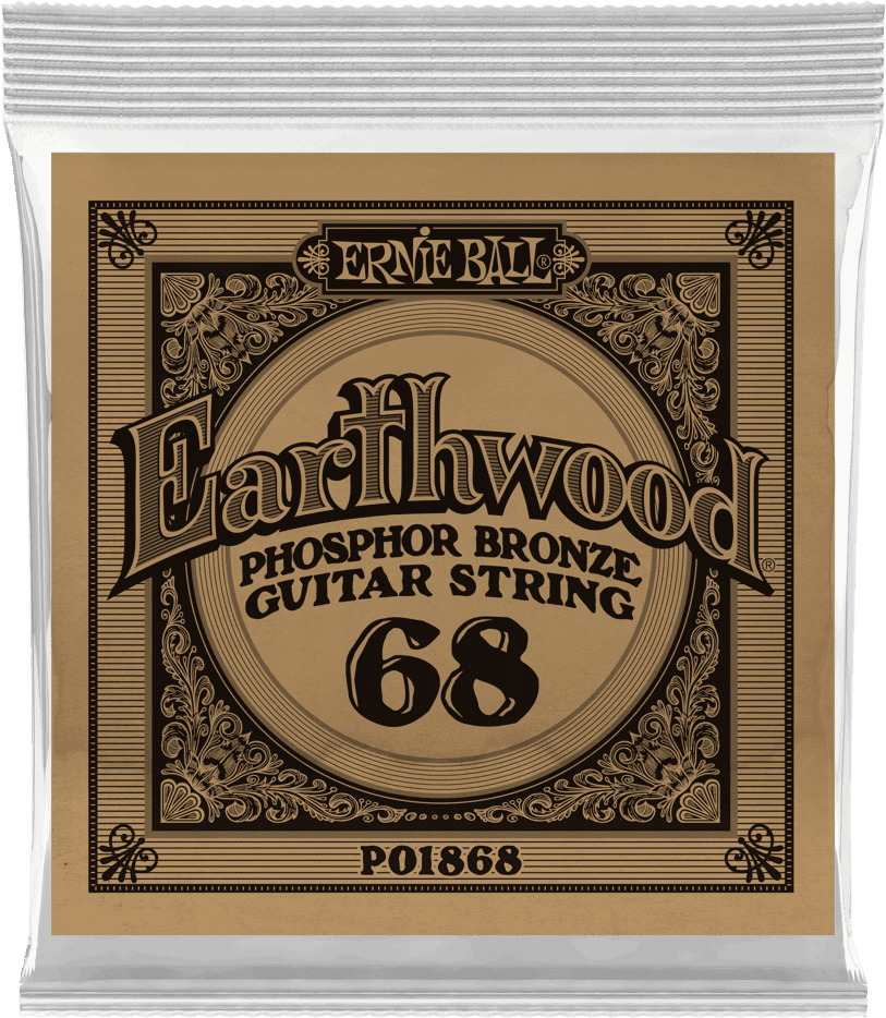 .068 EARTHWOOD PHOSPHOR BRONZE ACOUSTIC GUITAR STRINGS