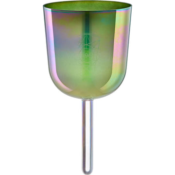 ESOLCSB396 - Bol chantant en cristal Essence Solfeggio de 5,75" Ut 396 Hz vert olive